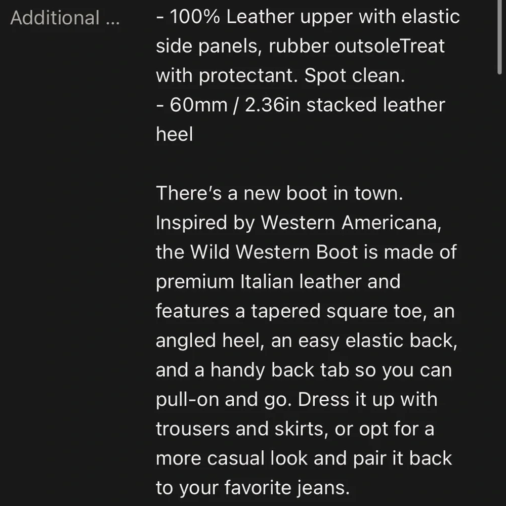 Everlane Wild Western Boot in Black 8 - Picture 11 of 11